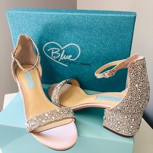 Betsey Johnson Jeweled Sandals